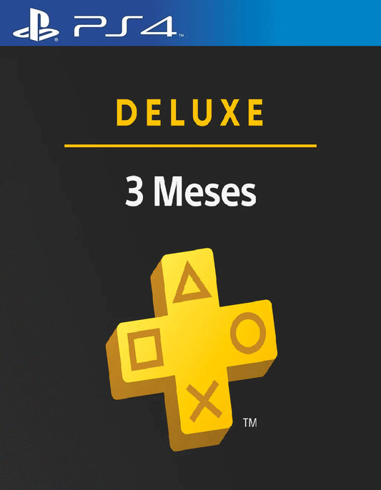 PS Plus Deluxe 3 meses PS4