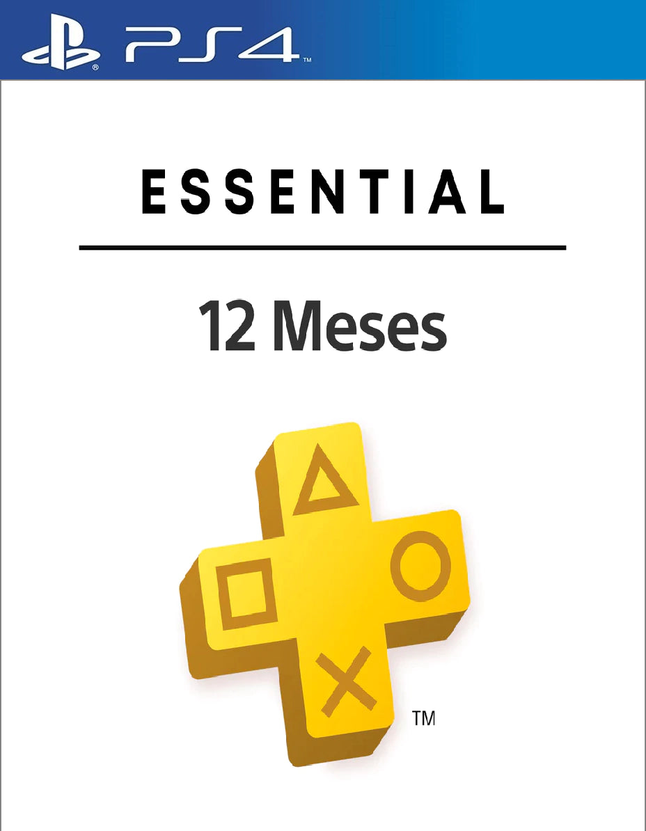 PS Plus Essential 12 meses PS4